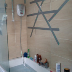C & S Home Services NI Ltd bathroom preparation